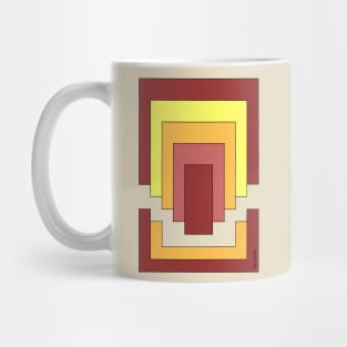 Rectangle Abstract Multicolor (70s Style) Mug